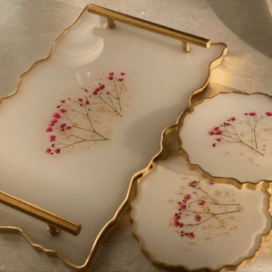 Premium Resin Tray & Coasters