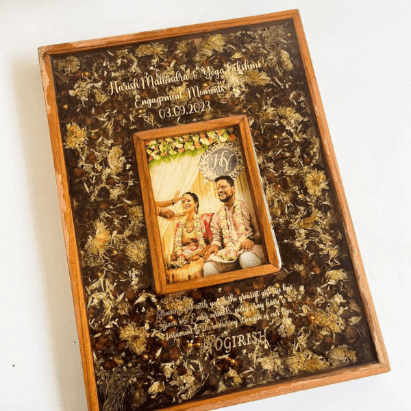 Rectangle Teakwood Eternal Love Frame — A Forever Keepsake