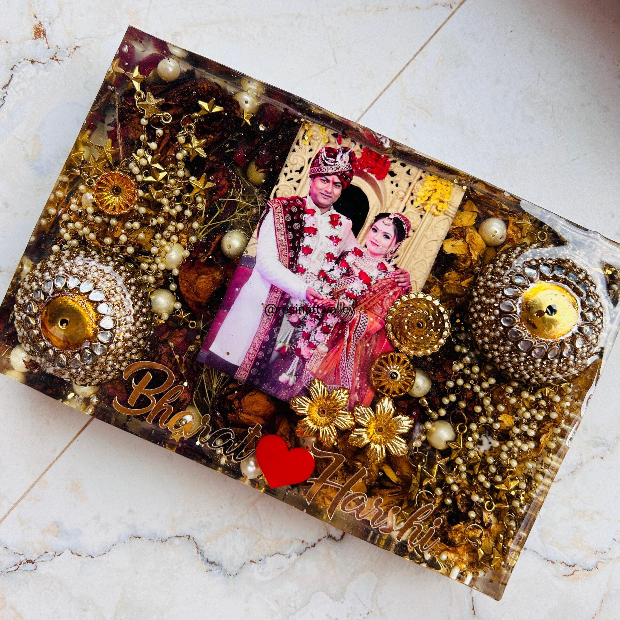 Varmala Preservation Resin Block Frame - Image 3