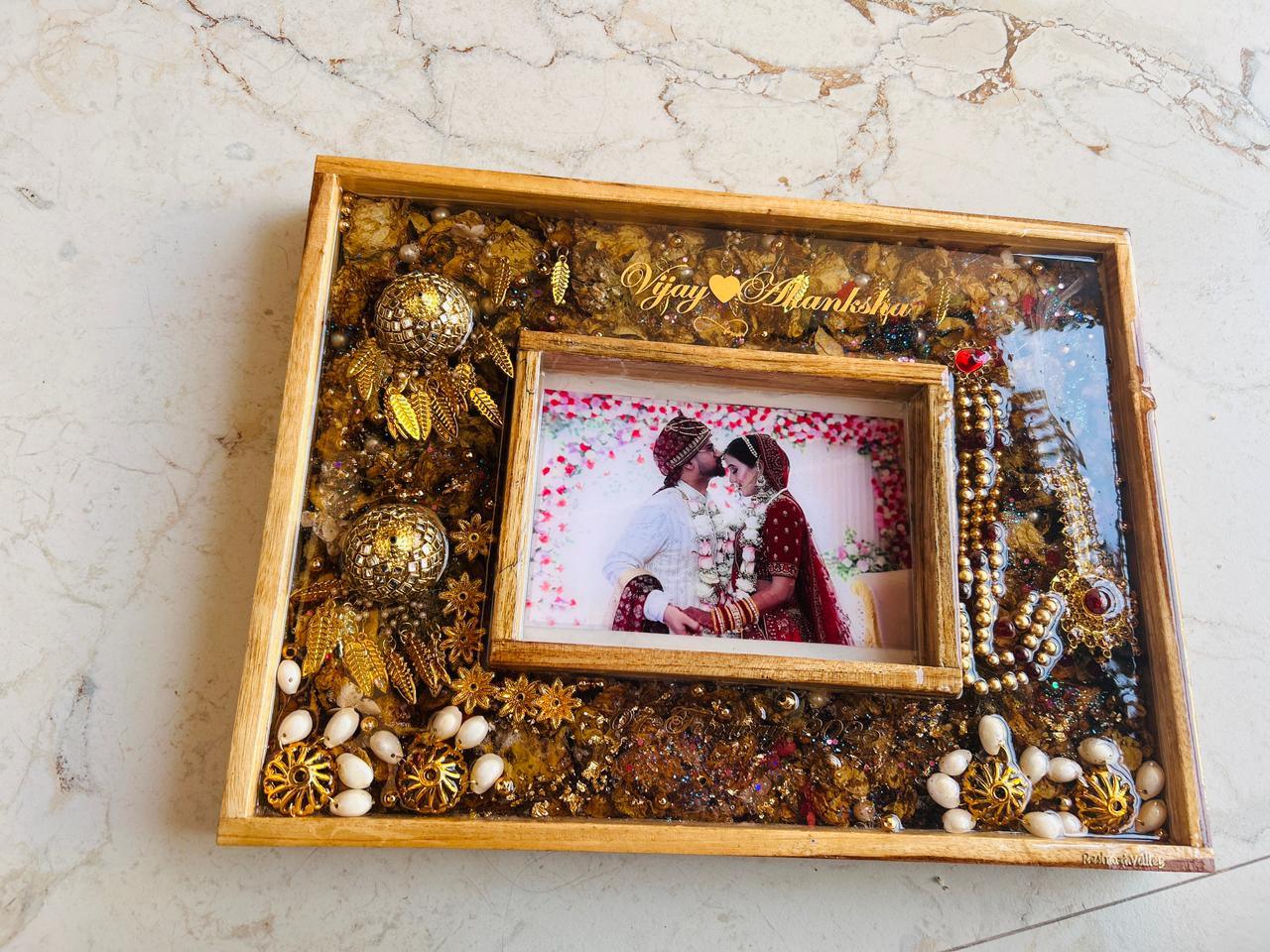 Rectangle Teakwood Eternal Love Frame — A Forever Keepsake - Image 4