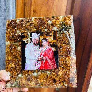 Varmala Preservation Resin Block Frame