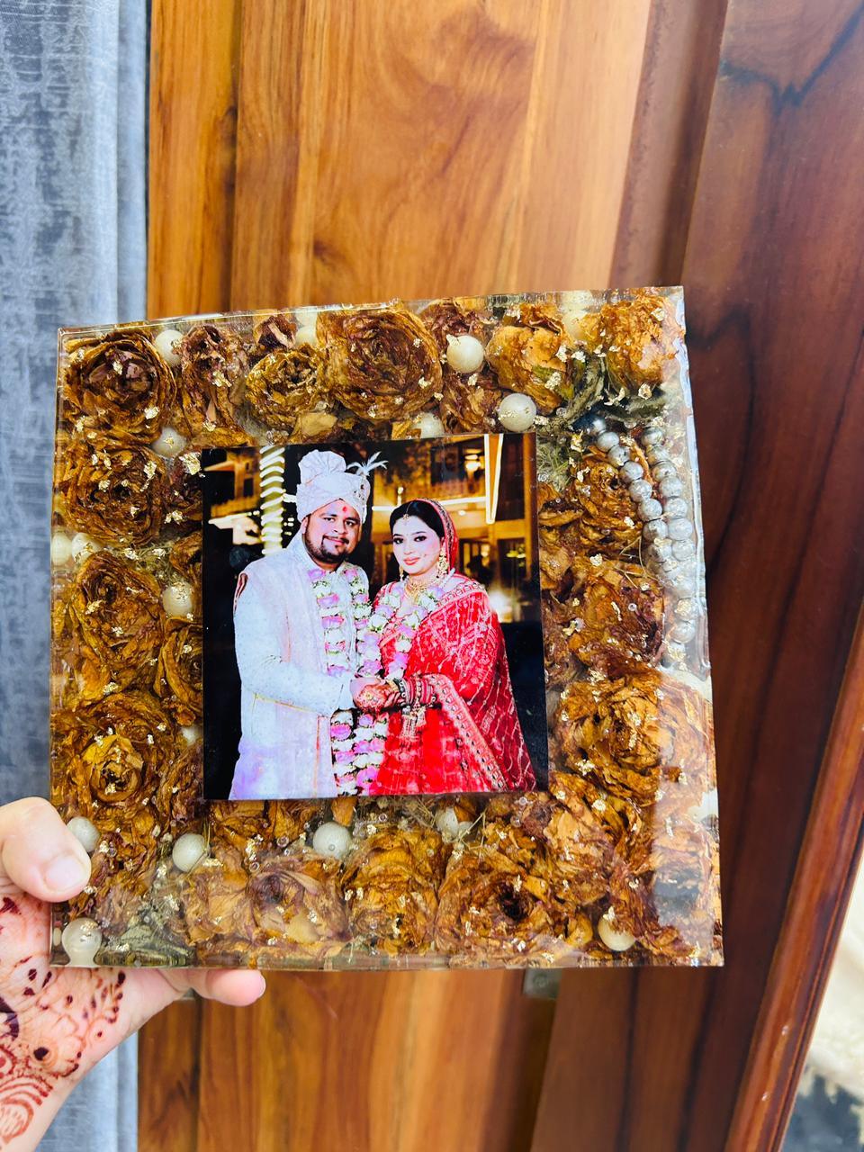 Varmala Preservation Resin Block Frame