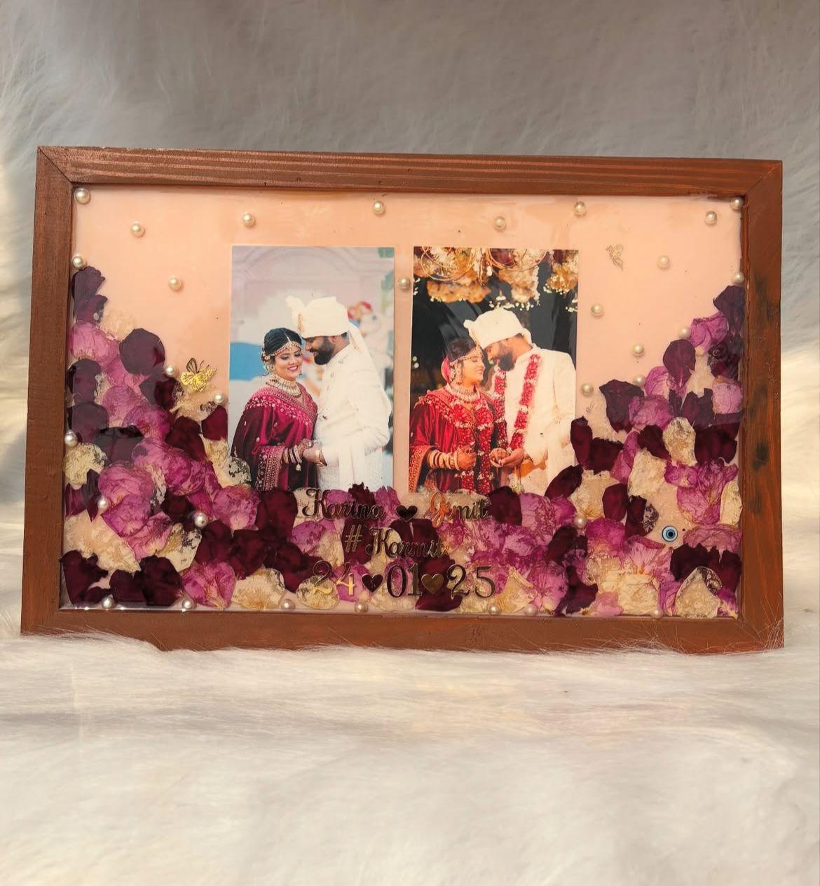 Rectangle Teakwood Eternal Love Frame — A Forever Keepsake - Image 5