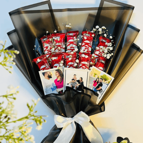 Captured in Love – Personalized Photo Chocolate Bouquet