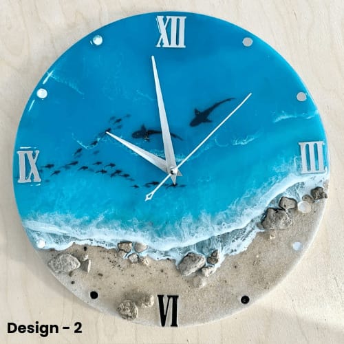 Ocean Promise Resin Clock - Image 2