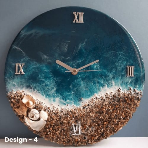 Ocean Promise Resin Clock - Image 4