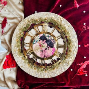 Everlasting Love Resin Clock