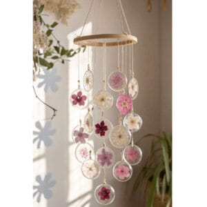 Blossom Glow Resin Wind Chime