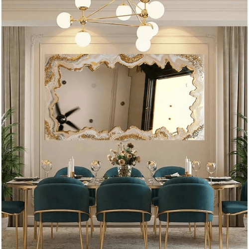resin wall mirror