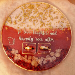 Vows Resin Ring Platter