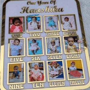 Baby’s First Year Memory Photo Frame