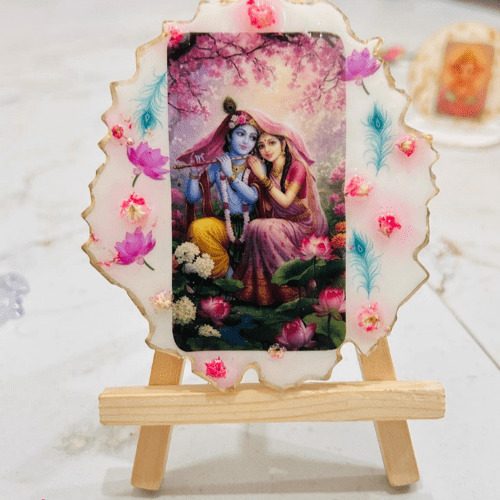 Radha Krishna Resin Frame